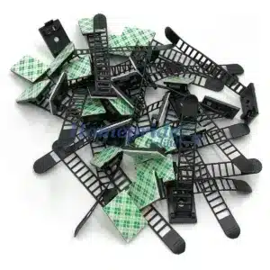 Homepride Online-30 Piece Self Adhesive Cable Clip Set Adjustable