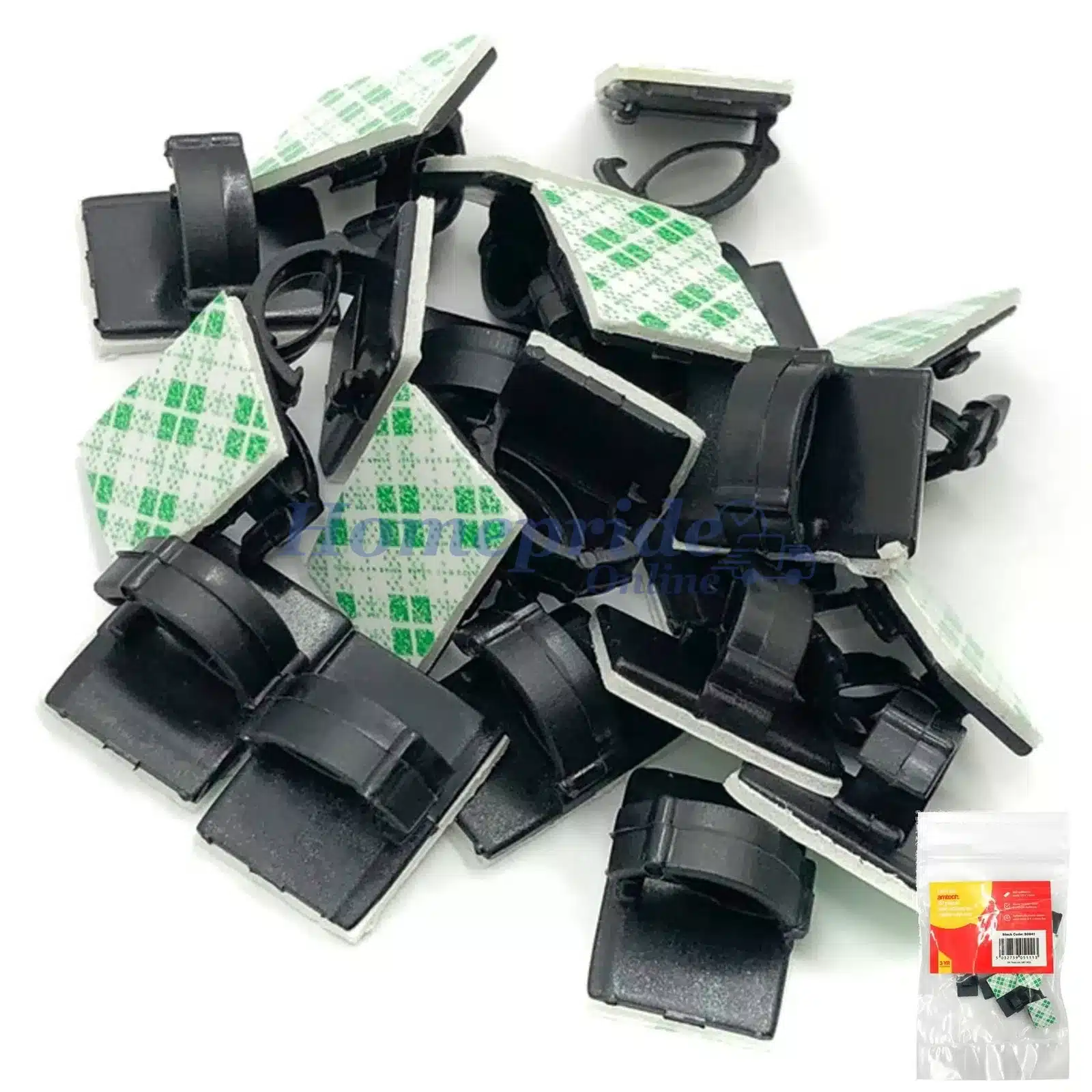 Homepride Online-20 Self-adhesive cable clips