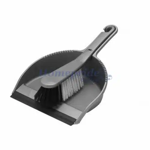 Homepride Online-Soft Dustpan & Brush Set Metallic
