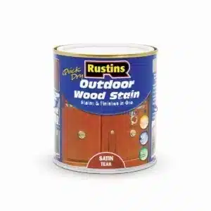 Homepride Online-Quick Dry Exterior Woodstain Satin Teak 500ml