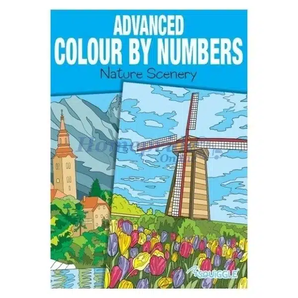 Homepride Online-Squiggle Advanced colouring book-Nature Scenery