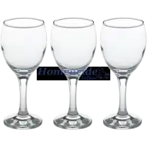 Homepride Online-LAV 3 EMPIRE WINE GLASSES 245cc
