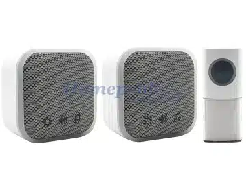 Homepride Online-Uni-com Wireless + Portable and Plug-In Door Chime Set