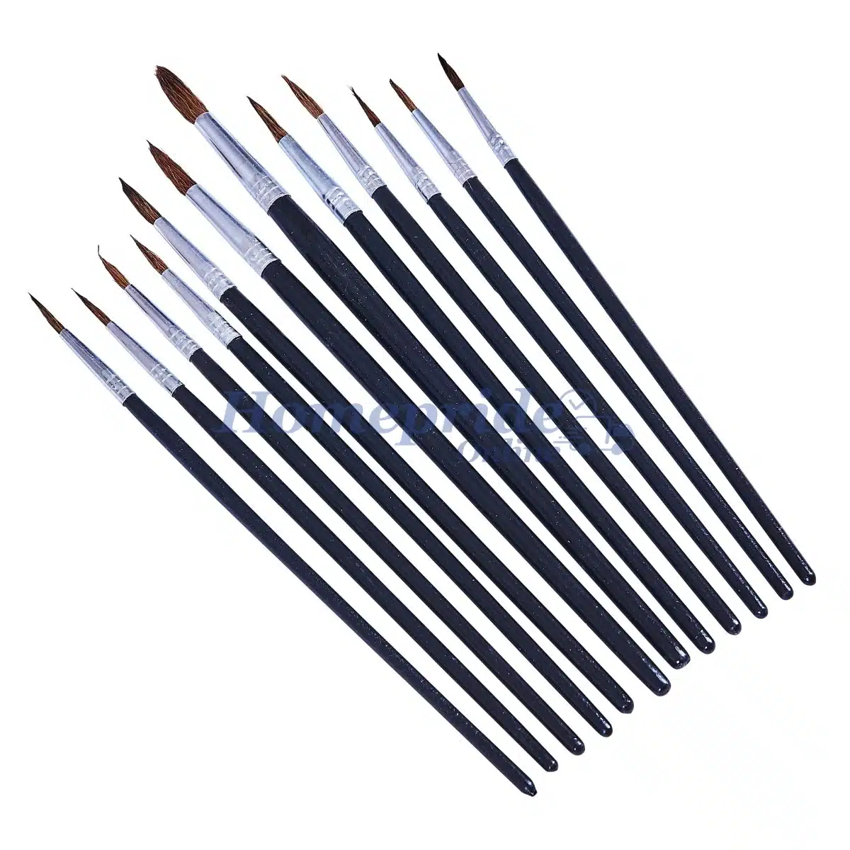 Homepride Online-Amtech 12pc Pointed Tip Artist Brush Set
